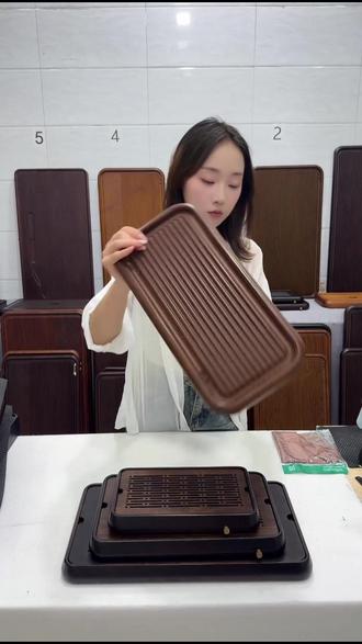 这个尺寸的柯木茶盘!泡茶也太顺手了吧