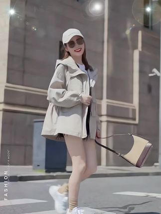 #外套 #风衣 #女装穿搭 #春秋穿搭 #出游穿搭