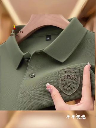 #polo衫 #春秋穿搭 #品质男装 #男士polo衫 #长袖t恤