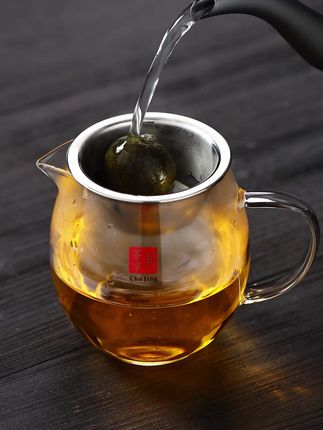 茶京公道杯加厚耐高温玻璃茶具小青柑冲茶器泡茶壶#茶生活 #泡茶神器 #公道杯分茶器