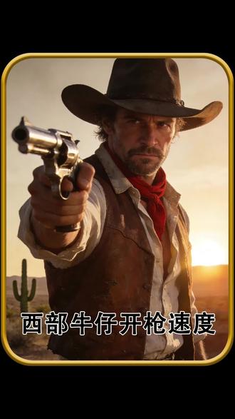 西部牛仔开枪的速度到底能有多快 #科普 #涨知识