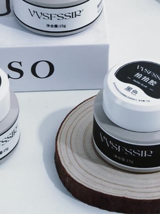 JHMX/家和美学新品大罐黑白色拍拍胶高饱和胶质细腻美甲指甲油胶#美甲#款式#零基础教学 #一学就会系列 #美甲分享