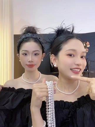 极强光冷光白高品质珠珠项链,质感特好、价格很香#时尚饰品 #精致女人必备 #饰品搭配不能少 #实拍原视频 #强烈推荐