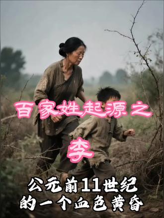 《百家姓》起源之“李”姓!