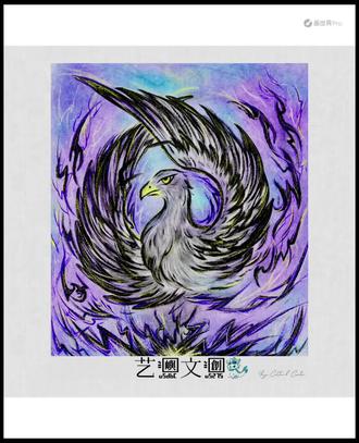 #国潮 #东方美学 #国风插画 #创作灵感 #环境保护以羽为笔,以云为纸,画一只东方神鹰。
紫雾漫过羽翼,金纹藏着风骨,它盘旋在天地间,是神话的余响,也是对自然的温柔守望。
愿每一片羽翼,都能唤醒对这片土地的珍视。