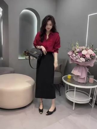 #职场通勤干练女装 #时尚减龄穿搭 #早秋的套装绝了 #精致优雅