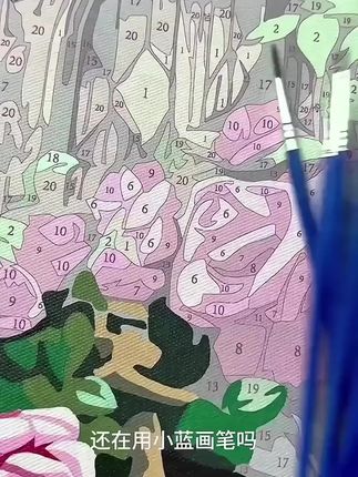 麦绘数字油画笔套装尼龙毛专业水彩笔美术学生专用绘画圆头平头#油画笔 #油画笔套装 #水彩笔 #水彩笔推荐 #绘画笔