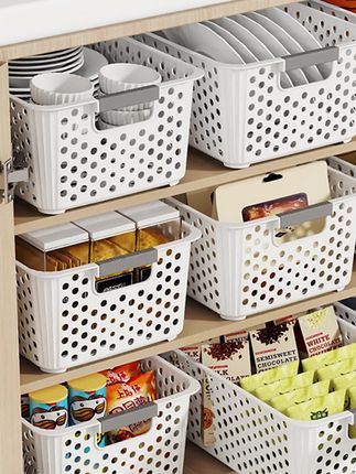 大号客厅家用收纳筐桌面台面收纳盒厨房零食玩具通用收纳篮#收纳篮#收纳盒 #收纳整理 #储物 #超便宜超划算