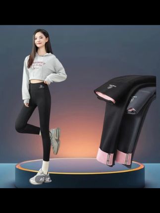 2509秋冬高腰鲨鱼裤加绒保暖时尚显瘦收腹提臀瑜伽裤外穿打底裤 #鲨鱼裤 #打底裤 #瑜伽裤 #收腹提臀裤 #高腰打底裤