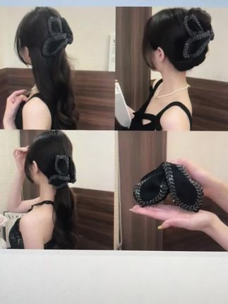 韩式设计感麦穗抓夹