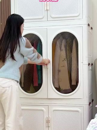 加厚收纳柜家用折叠置物柜卧室宝宝衣柜多层零食玩具可移动储物柜#房间折叠衣柜 #宝宝衣柜收纳 #收纳柜储物柜 #衣橱 #置物架