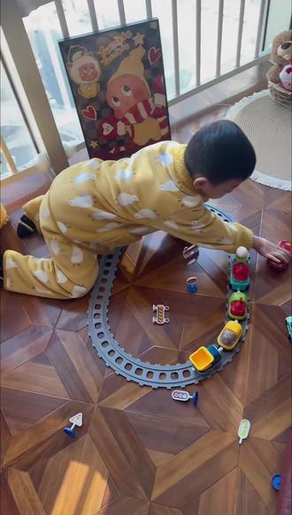 爱斐优吹球轨道小火车玩具男孩女孩益智闯关冒险礼物适合低龄 帮我带了一整天娃的小玩具,孩子真的很喜欢! #模型 #火车玩具#儿童玩具 #益智玩具