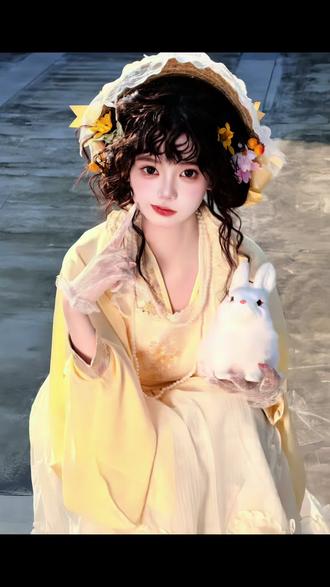 更适合中国宝宝的汉洋折衷出现了!!#汉服妆造#汉服写真#汉洋折衷#甜妹#淮安河下古镇