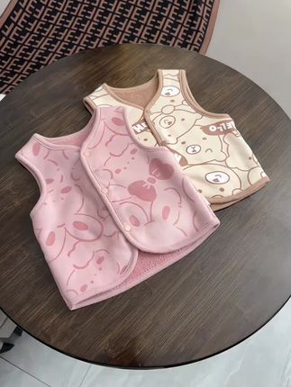 儿童双面加绒马甲中小童秋冬外穿坎肩婴幼儿保暖加厚无袖上衣洋气#儿童保暖马甲#双面加绒美好#秋冬马甲#儿童无袖上衣@DOU+好生意 @DOU+小助手