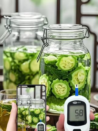 《桑叶双瓜茶:自然的健康馈赠》喝过的都夸好!它乃大自然的养生妙品。它以桑叶、冬瓜干、苦瓜干精心配比而成。热水入壶,茶香四溢,轻嗅,芬芳交织。浅尝,桑叶淡雅、冬瓜清甜、苦瓜清苦交融,滋味独特。 这不仅是茶,更是健康享受。于品味问,领略养生之趣,感受自然馈赠,让身心在茶香中舒缓!#喝养生茶 #桑叶双瓜茶 #桑叶茶好处多多 #苦瓜桑叶冬瓜茶 #冬瓜桑叶苦瓜茶