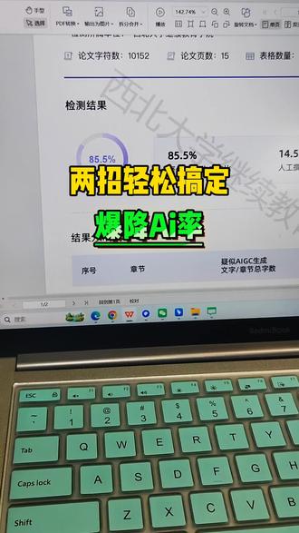 说人话!两招!手把手教你降低初稿ai率#初稿 #论文写作 #论文降重 #AI率 #毕业季