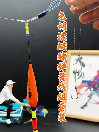 大力马鲢鳙弹簧线组套装,无需调漂挂杆即钓,大力马鱼线搭配大物配件,浮钓鲢鳙草鱼#浮钓鲢鳙 #弹簧线组钓鲢鳙 #免调漂线组 #钓鲢鳙技巧 #鲢鳙线组