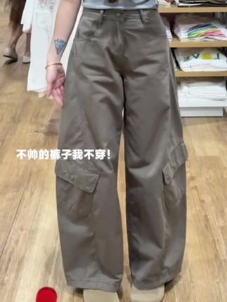 #简约大气 #显高显瘦显腿长 #简约穿搭 #工装裤穿搭 #梨形身材穿搭