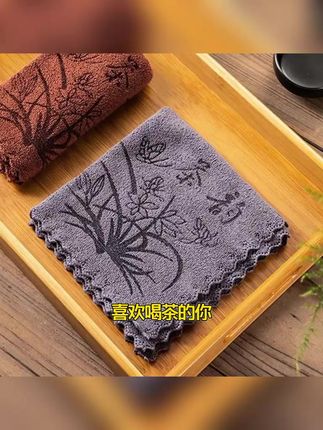 高级加厚纯棉茶巾 大号吸水加厚茶巾茶布 功夫茶具配件高档品包邮