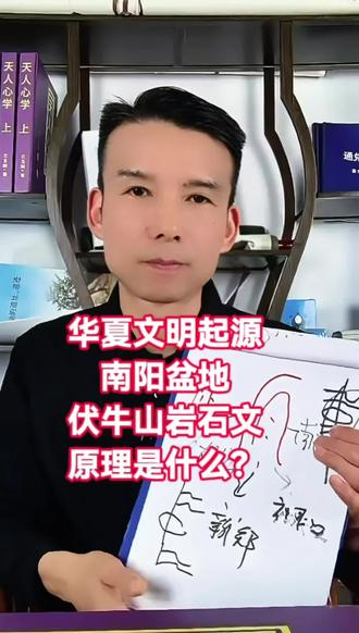华夏文明起源,南阳盆地,伏牛山岩石文,原理是什么?#华夏文明 #文明起源 #岩石文 #兰玉献 #天人心学