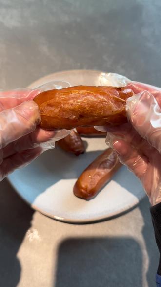 皇家小虎烤肠好吃吗#烤肠#美食 #早餐 #空气炸锅美食 #速食美食