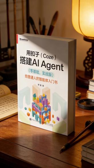 强烈推荐这本《用扣子搭建AI Agent》实战神书!简直太炸了,早学早享AI时代红利!普通人也能做AI智能体!#coze #智能体 #扣子