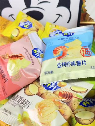 #强烈推荐 #吃货 #零食推荐 脆升升薯片休闲零食追剧薄脆原薯鲜切小包装多口味