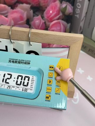 充电静音闹钟,学生专用夜光时钟#大音量响