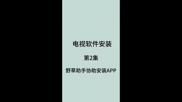 野草助手帮忙安装软件