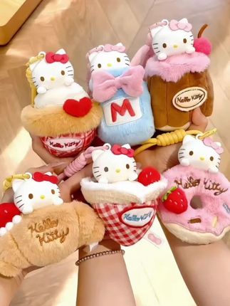 遭了  这个甜蜜下午茶系列真的好可爱 #hellokitty #kitty猫 #少女心好物 #礼物 #盲盒
