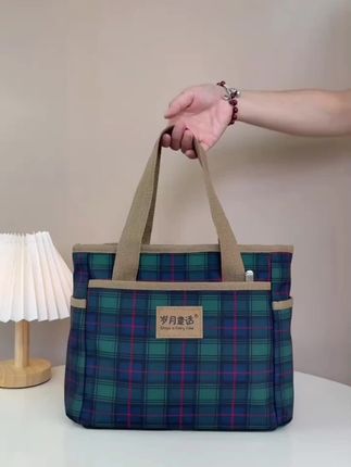 耐看的格子包 #手提包#上班通勤包#饭盒包#出门必备#包包