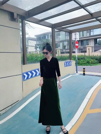 穿搭不分年龄段秋冬时尚半裙