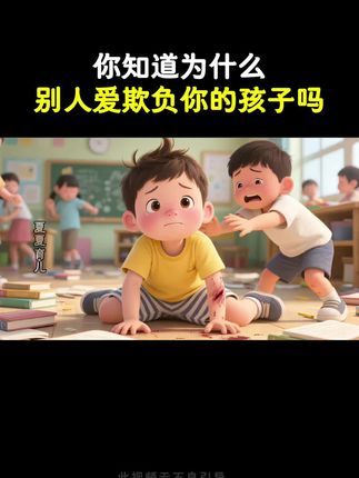你知道为什么,别人家孩子总欺负你家孩子?#孩子被欺负 #孩子社交的重要性 #反霸凌