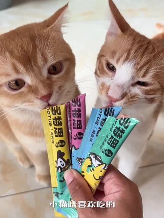猫条就选大品牌,健康好吃营养美味 #多特思猫条 #猫条 #多特思