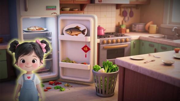 为什么除夕剩下的“鱼”第二天吃更入味,但青菜绝对不能留? #食品安全 #生活科普 #年夜饭健康指南 #儿童饮食禁忌 #过年剩菜剩饭