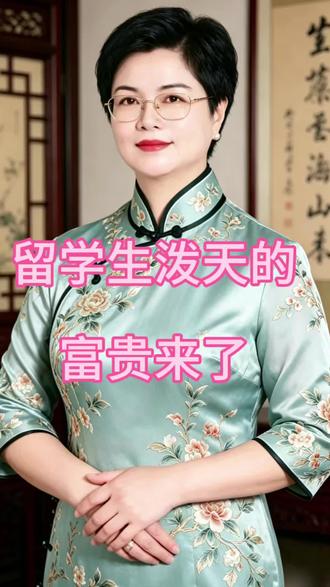 留学生泼天的富贵来了 #真实生活分享计划#就业 #留学 #前途似锦 #高考@