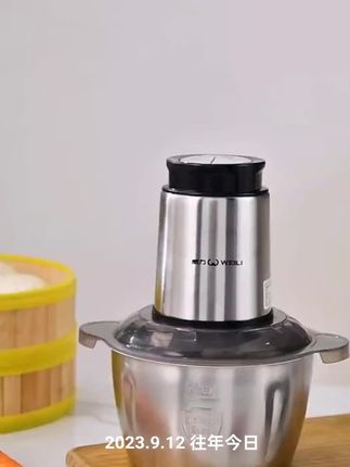 【WEILI/威力搅拌绞肉机小型绞馅机辅食大容量绞肉机碎肉和面机绞果泥】#料理机 #厨房好帮手 #多功能绞肉机 #和面机 #省时省力