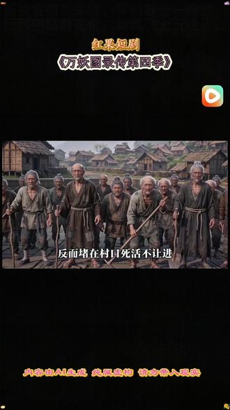 #红果短剧 #你的短剧搭子 #《万妖图录传第四季》