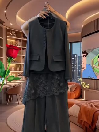 #显瘦穿搭 #遮肉显瘦 #谁穿谁好看 #洋气减龄 #大码女装