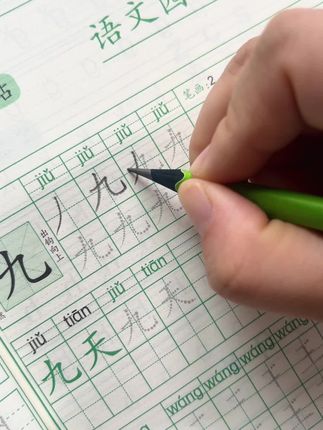 一年级练字超省心!同步教材+拼音笔顺,字越练越好看#练字帖#练字