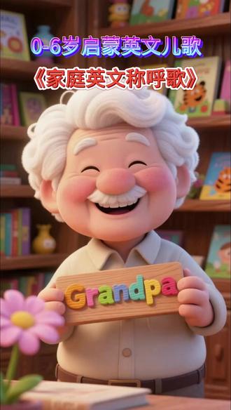 儿歌版:《家庭英文称呼歌》,治愈类启蒙歌曲,宝宝越听越聪明,磨耳朵儿歌,儿歌100首最火#儿歌 #早教儿歌 #启蒙儿歌 #启蒙动画
