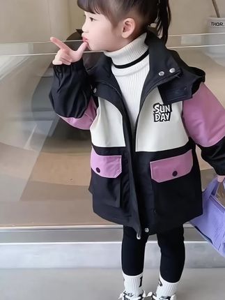 女童春秋新款韩版小外套上线啦~#面料柔软舒适透气#清秀洋气#时尚百搭~
