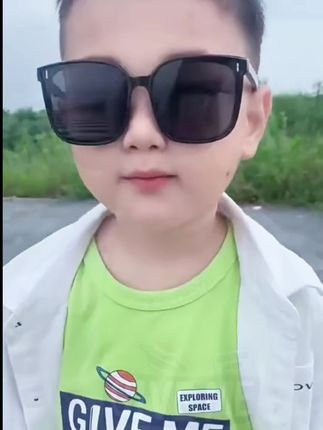 PLAYPANDA儿童墨镜男宝防紫外线男女孩户外防晒太阳镜