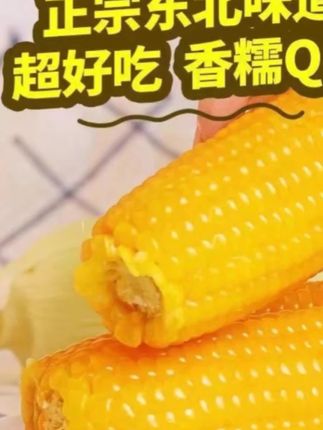 【新人专属】升级铝膜包装玉米东北黑龙江黏约 6 斤/箱试吃2根#