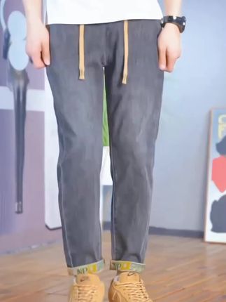 潮男出街标配!这条牛仔裤让你夏日回头率爆表 #在抖音入手的好东西 #男士牛仔裤 #夏季薄款牛仔裤 #舒适透气又凉快