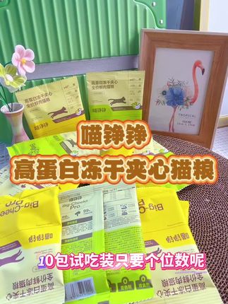 喵铮铮猫粮试吃装来啦,快来薅#喵铮铮高性价比亲民猫粮#萌宠好物 #猫粮试吃 #养猫人 #科学养宠攻略