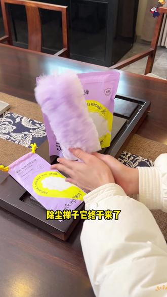 用了这个秉秀静电除尘掸,家里的灰尘和污垢都不是问题啦!不掉毛,还能用于车内清洁车内清洁哦! #净魔法除尘掸