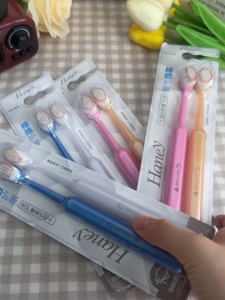 情侣款巨无霸软毛牙刷 8 支装,第二代新品,宽头洁牙护龈,成人居家好选择#二代改进, #大头宽刷, #刷牙好用, #洁牙彻底