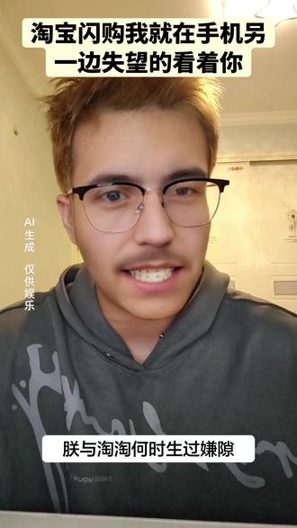 我就这样失禁地望着淘宝闪购#青年创作者成长计划 #淘宝闪购 #外卖 #抽象 #穷