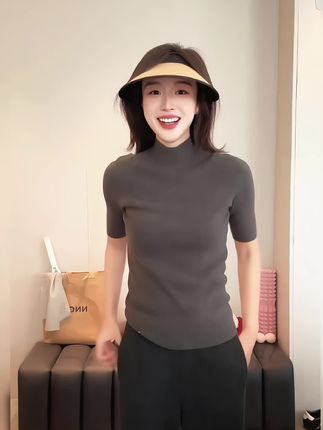 #羊毛衫#一线成衣#打底衫#单穿内搭都好看 #显瘦百搭